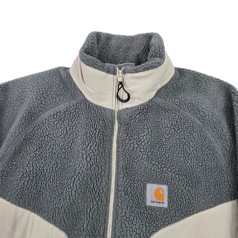 Carhartt WIP Rare Hillock Fleece Jacket Grey Men's Medium