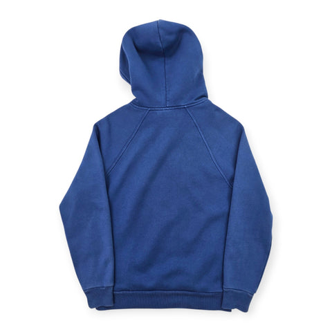 Burberry London Spellout Pullover Hoodie Blue Men's Medium