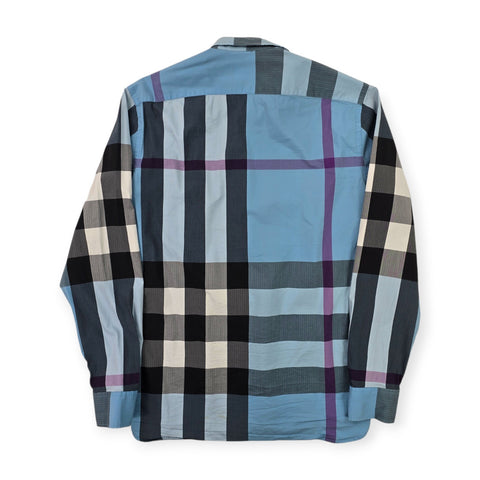 Burberry London Nova Check Long Sleeve Shirt Men's Small
