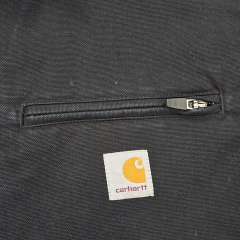 Carhartt Detroit Workwear Blanket Lined Jacket Black Men's Large