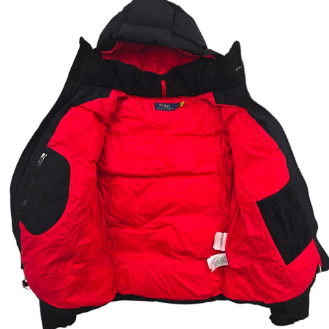 Polo Ralph Lauren Big Pony Tyrol Down Puffer Jacket Black Men's Small