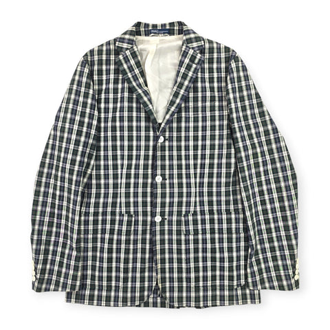 Polo Ralph Lauren Blazer Sportscoat Madras Blazer Jacket Men's 40R
