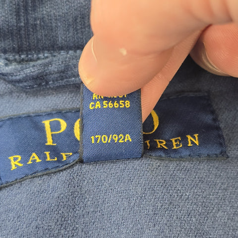 Polo Ralph Lauren Spartans Varsity Corduroy Jacket Blue Men's Small