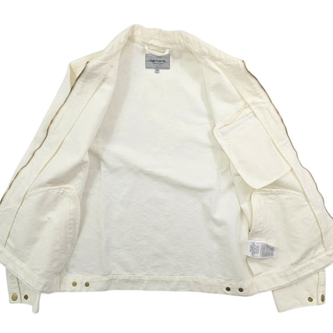 Carhartt WIP Detroit Bomber Jacket White Men's Small