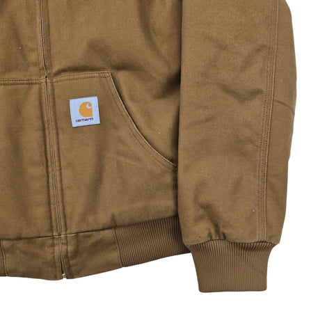 Carhartt WIP Active Quilt Lined Jacket Brown Men's Small