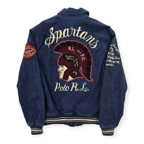 Polo Ralph Lauren Spartans Varsity Corduroy Jacket Blue Men's Small