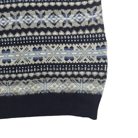 Polo Ralph Lauren Fair Isle Knit Vest Jumper Grey Men's XXL
