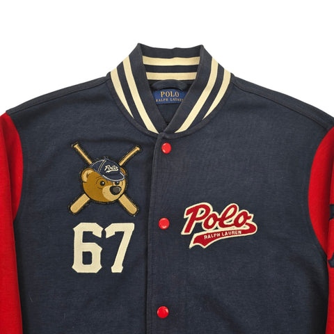 Polo Ralph Lauren Bears Spellout Varsity Jacket Men's Small