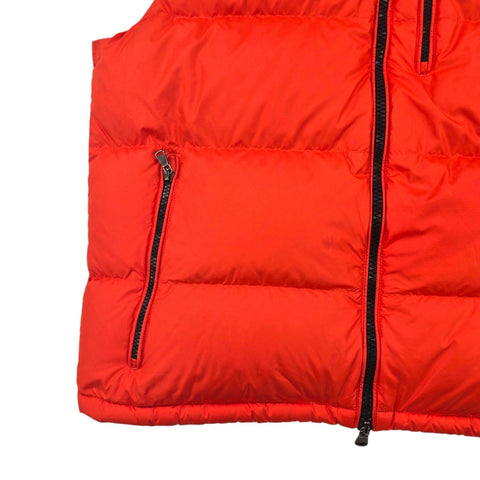 Polo Ralph Lauren El Cap Down Puffer Gilet Jacket Orange Men's Large