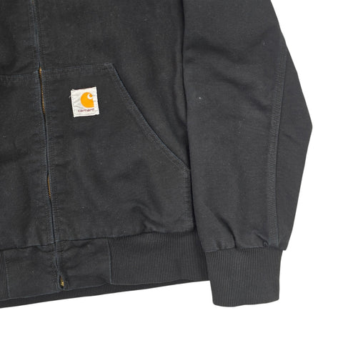 Carhartt WIP Active Bomber Jacket Hooded Black Men's Medium