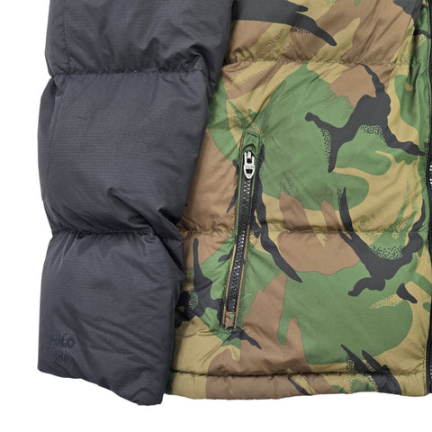 Polo Ralph Lauren 750 Sherpa Camouflage Down Puffer Jacket Men's Small