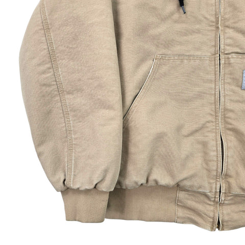 Carhartt WIP Active Quilt Lined Jacket Brown Men's Large