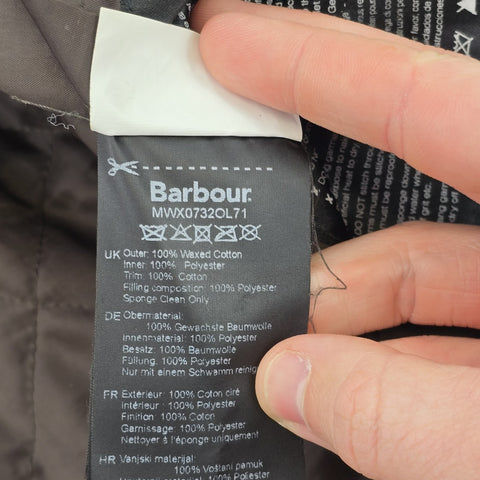 Barbour x Pantone Ashtone Waxed Jacket Brown Men's Medium