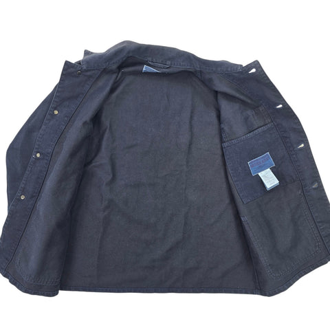 Engineereed Garments Workaday Utility Chore Jacket Navy Blue Men's Small
