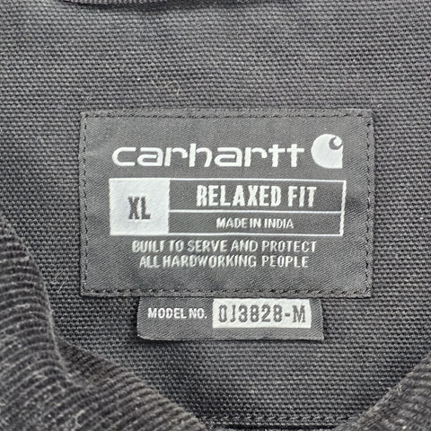 Carhartt Detroit Workwear Blanket Lined Jacket Black Men's XL