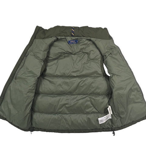 Polo Ralph Lauren Gorham Down Puffer Gilet Jacket Green Men's Small