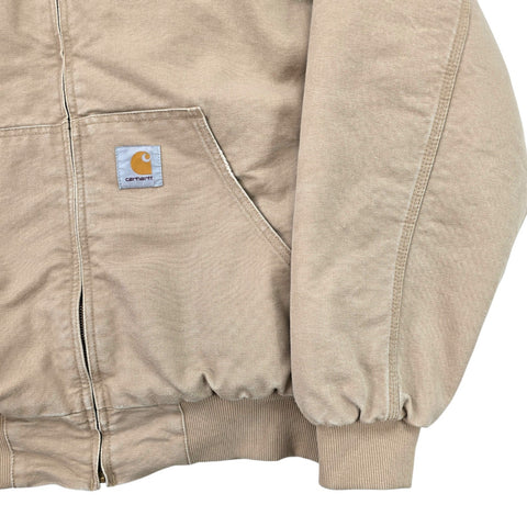 Carhartt WIP Active Quilt Lined Jacket Brown Men's Large