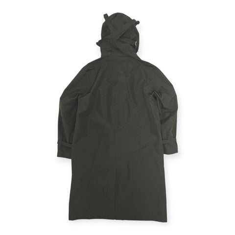 Belstaff Navis Parka Tri-Tech Shell Long Jacket Green Men's Large