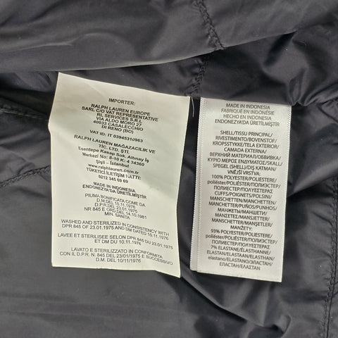 Polo Ralph Lauren Big Pony Tyrol Down Puffer Jacket Grey Men's Medium