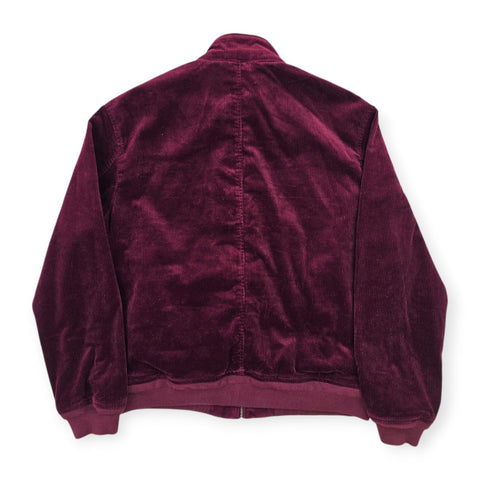 Polo Ralph Corduroy Lined Harrington Jacket Purple Men's XL