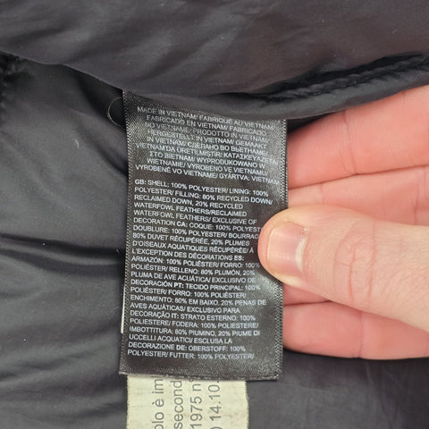 The North Face Nuptse High Pile Sherpa Down Puffer Jacket Black Men's Small