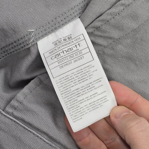 Carhartt WIP Detroit Bomber Jacket Grey Men's XL