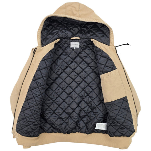 Carhartt WIP Active Quilt Lined Jacket Brown Men's Large