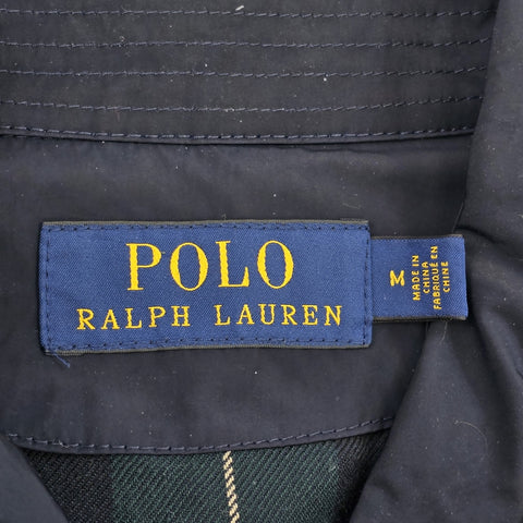 Polo Ralph Lauren Commuter Trench Long Coat Blue Men's Medium