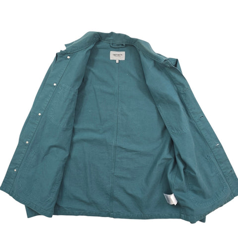 Carhartt WIP Michigan Chore Jacket Blue Men's Large