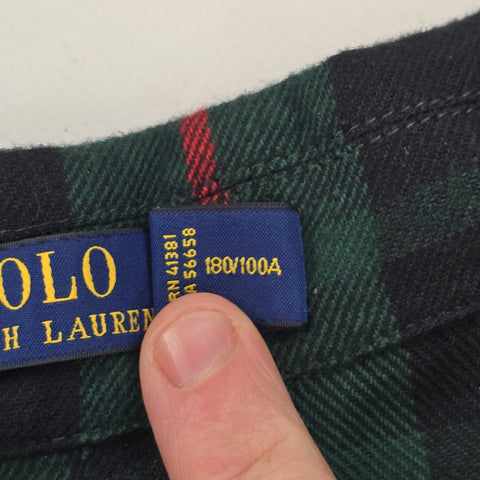 Polo Ralph Lauren Tartan Plaid Single Breast Blazer Men's Large