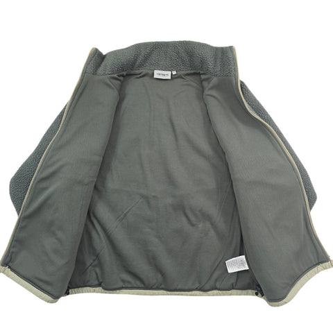 Carhartt WIP Rare Hillock Fleece Jacket Grey Men's Medium