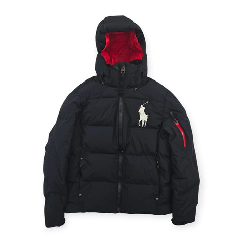 Polo Ralph Lauren Big Pony Tyrol Down Puffer Jacket Black Men's Small