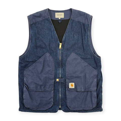 Carhartt WIP Alma Vest Utility Gilet Jacket Blue Men's XL