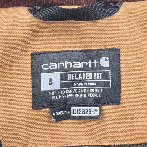 Carhartt Detroit Workwear Blanket Lined Jacket Brown Men's Small