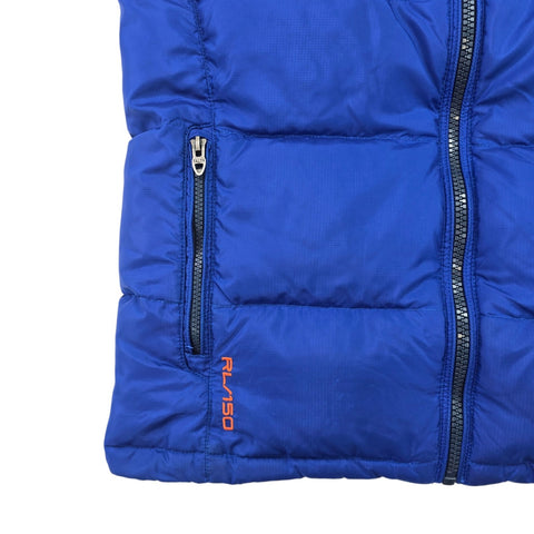 Polo Ralph Lauren RL/150 Down Puffer Gilet Jacket Blue Men's Small