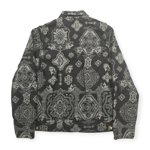 Carhartt WIP Detroit Bandana Pattern Jacket Brown Men's Small