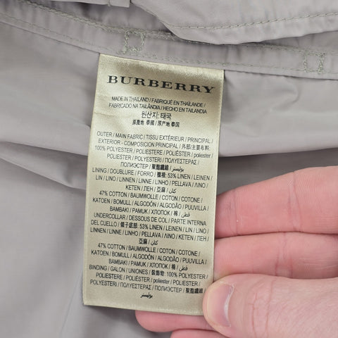 Burberry London Double Breasted Trench Coat Brown Men's Large