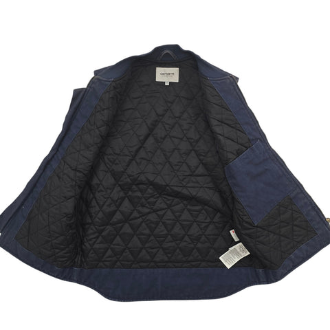 Carhartt WIP Quilt Lined Classic Vest Gilet Jacket Blue Men's Medium