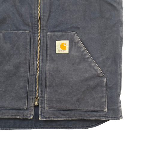 Carhartt WIP Quilt Lined Classic Vest Gilet Jacket Blue Men's Medium
