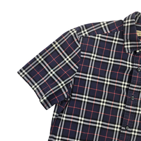 Burberry London Nova Check Short Sleeve Shirt Men's Small