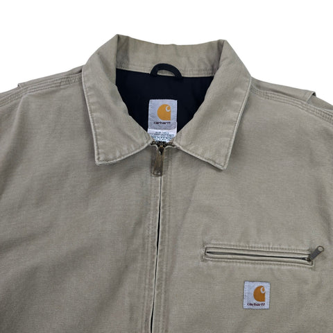 Carhartt Detroit Y2K Workwear Jacket Brown Men's Large