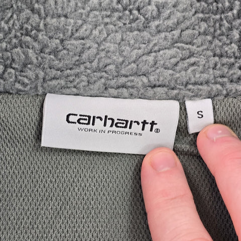Carhartt WIP Rare Hillock Fleece Jacket Grey Men's Small
