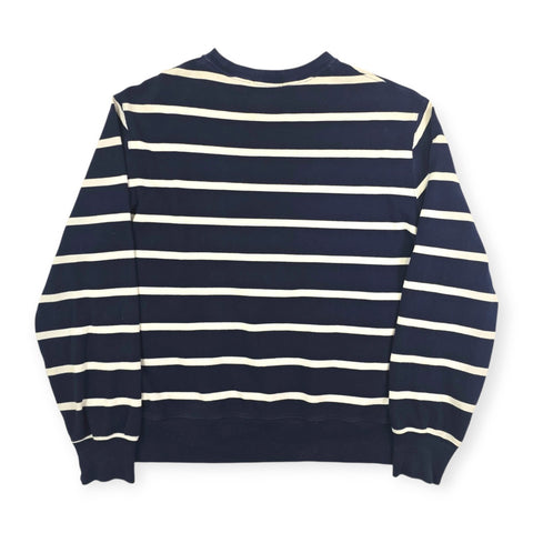 Polo Ralph Lauren Bear Spellout Striped Sweatshirt Men's Medium