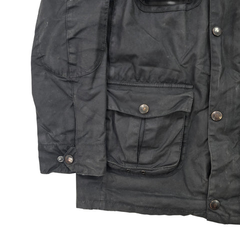 Barbour Corbridge Waxed Quilt Lined Jacket Grey Men's XL