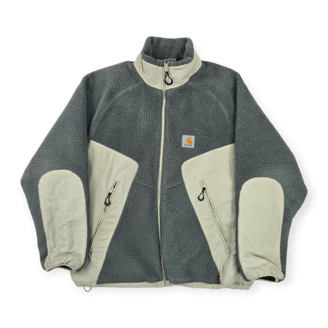 Carhartt WIP Rare Hillock Fleece Jacket Grey Men's Medium