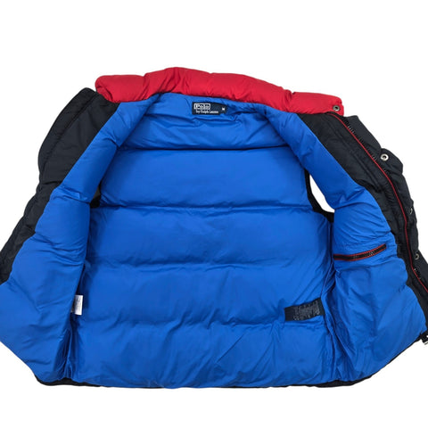 Polo Ralph Lauren USA Big Pony Down Puffer Gilet Jacket Black Men's Medium