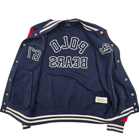 Polo Ralph Lauren Bears Spellout Varsity Jacket Men's Small