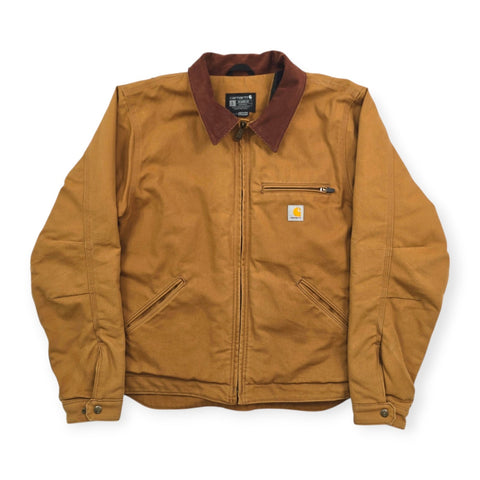 Carhartt Detroit Workwear Blanket Lined Jacket Brown Men's Large