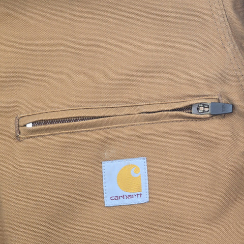 Carhartt Detroit Workwear Blanket Lined Jacket Brown Men's Small