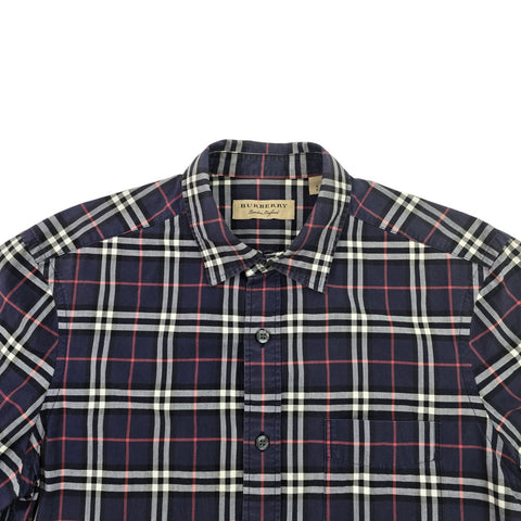 Burberry London Nova Check Short Sleeve Shirt Men's Small